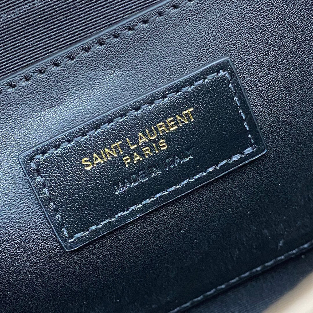 YSL kate medium tassel in crocodile-embossed leather