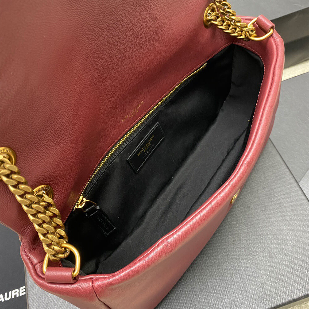 YSL calypso small in plunged lambskin