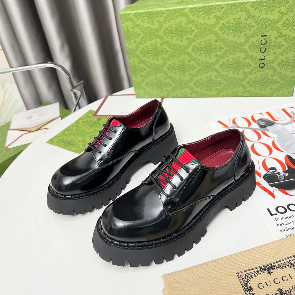 Gucci Women s lace-up with Web