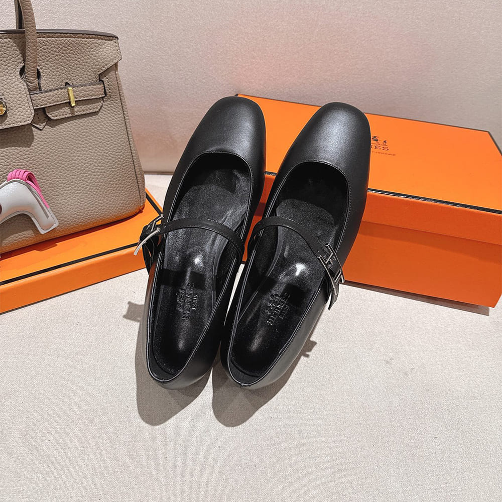 HERMES Jane ballet shoes