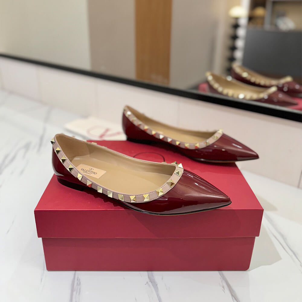 VALENTINO ROCKSTUD BALLET FLAT