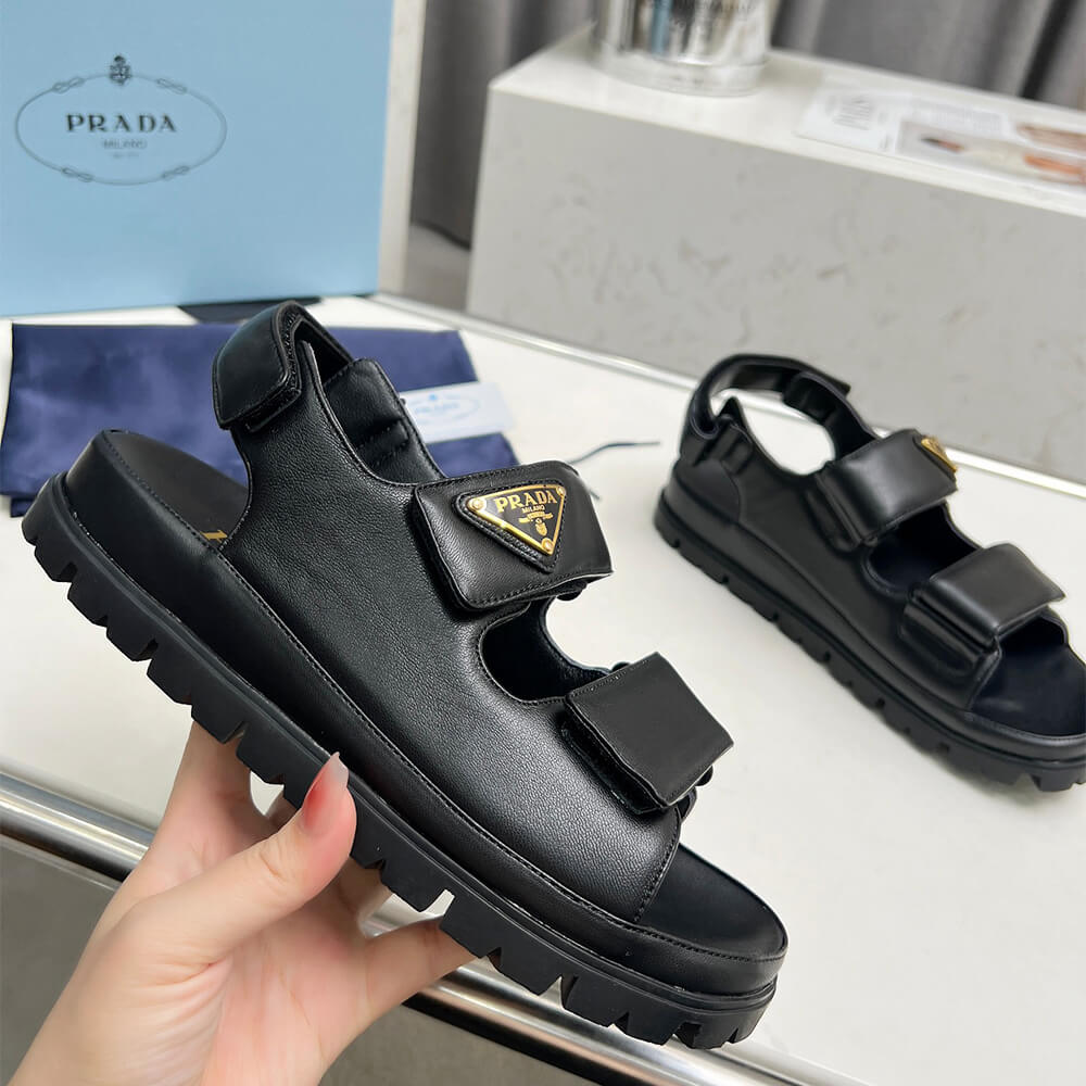 PRADA Nappa leather sandals