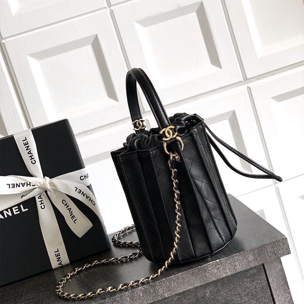 CHANEL Mini Bucket Bag(HIGH-END GRADE)
