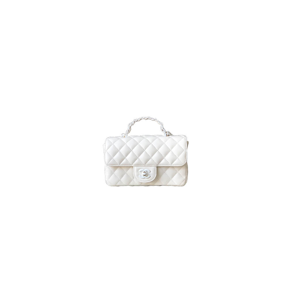 Chanel Mini Flap Bag with Top Handle(HIGH-END GRADE)