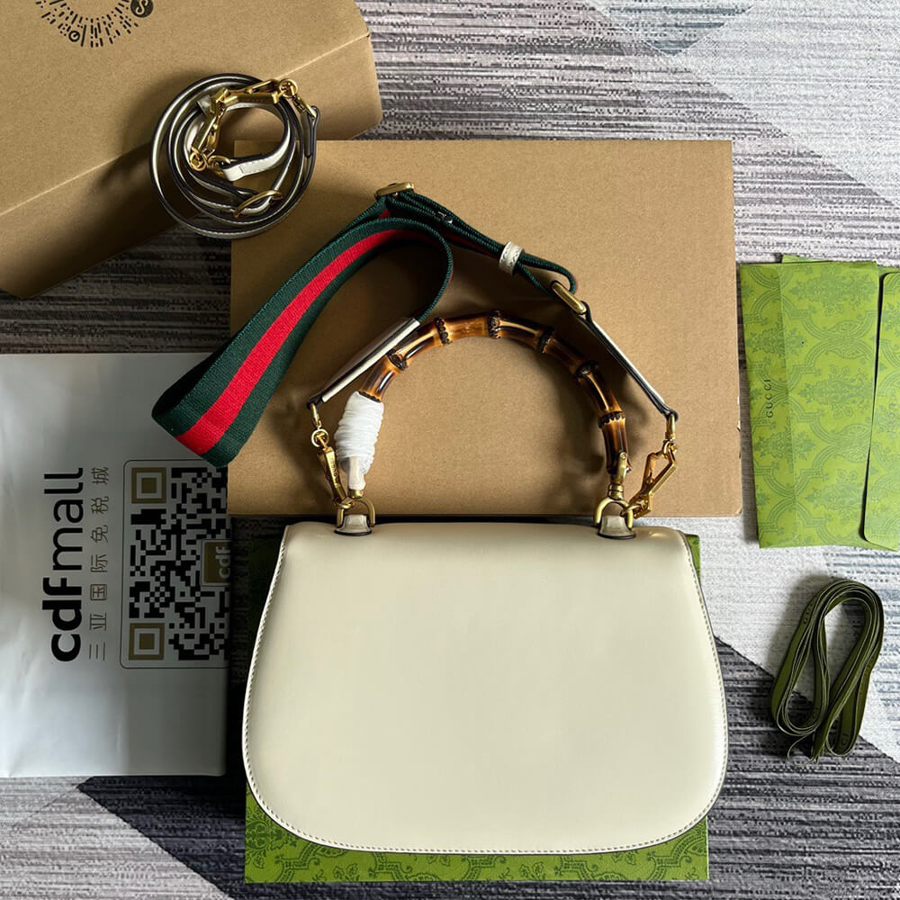 GUCCI BAMBOO 1947 MEDIUM TOP HANDLE BAG