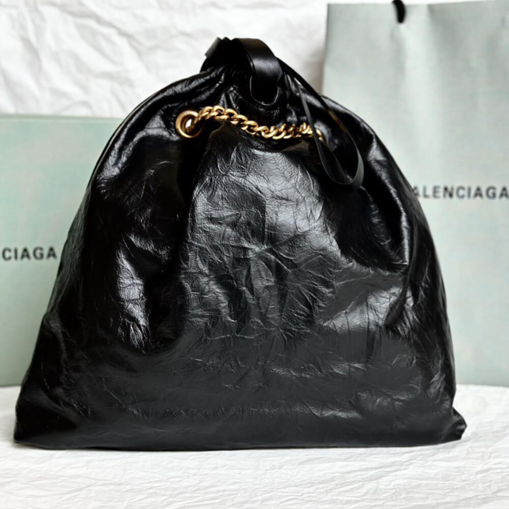 Balenciaga Women s Crush Tote Bag Medium(HIGH-END GRADE)
