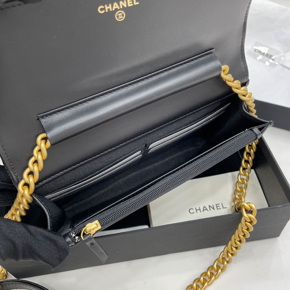 Chanel BOY CHANEL Wallet On Chain(high-end grade)