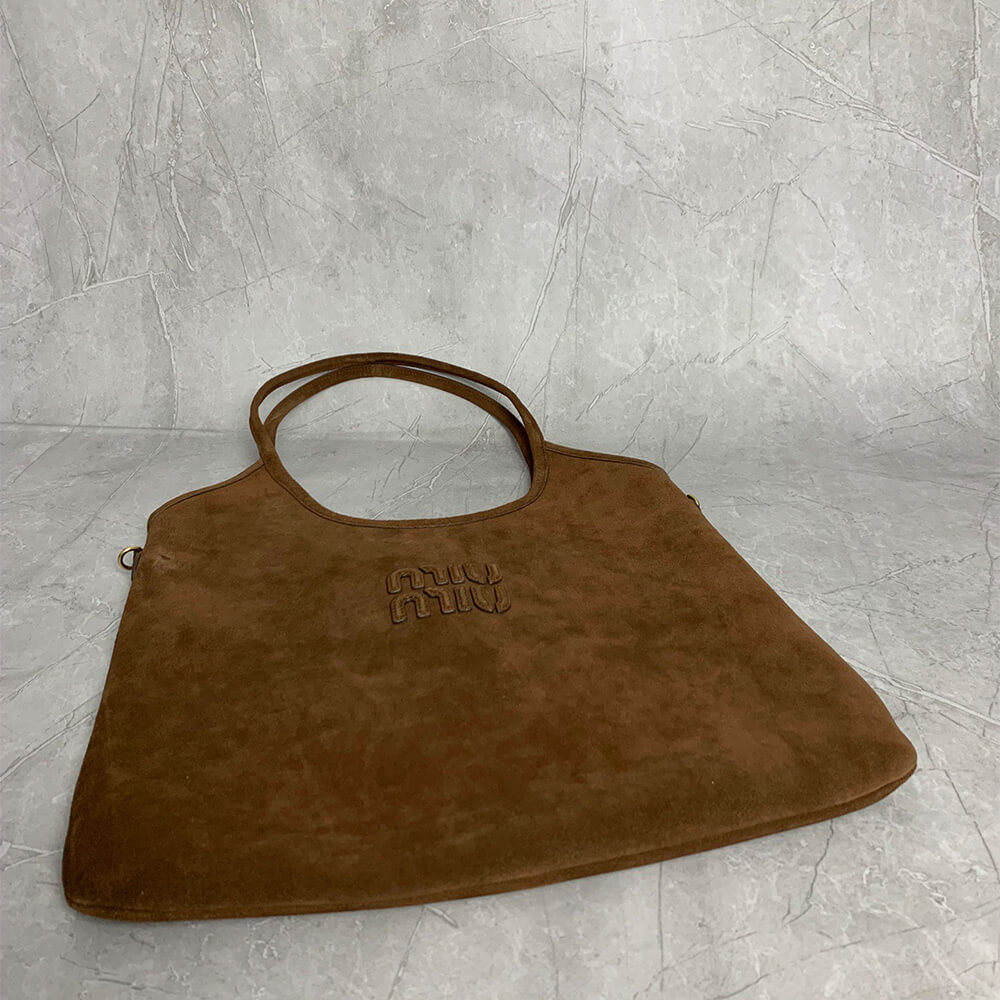 MIUMIU REGULAR IVY Suede bag(HIGH-END GRADE)