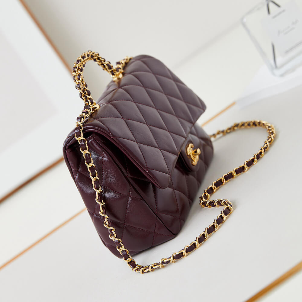 CHANEL Flap Bag with Top Handle