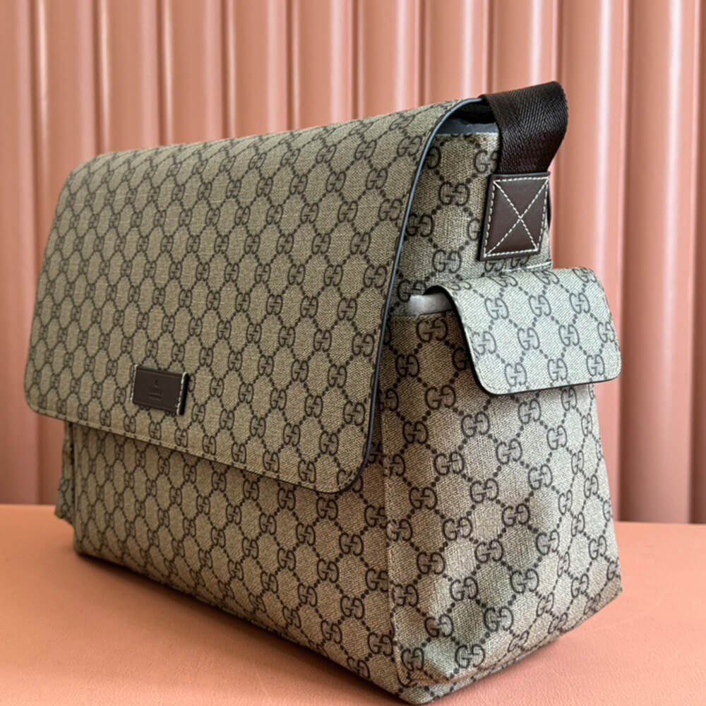 GUCCI GG Supreme Diaper Bag(HIGH-END GRADE)