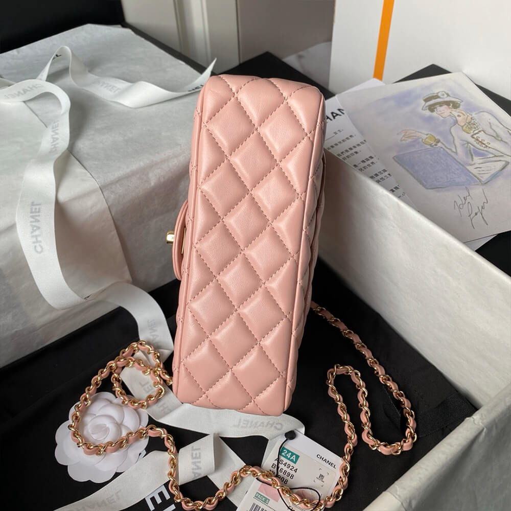 CHANEL Mini Flap Bag with Top Handle
