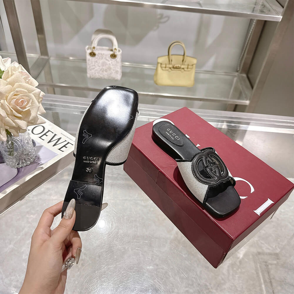 GUCCI Women s Interlocking G slide sandal