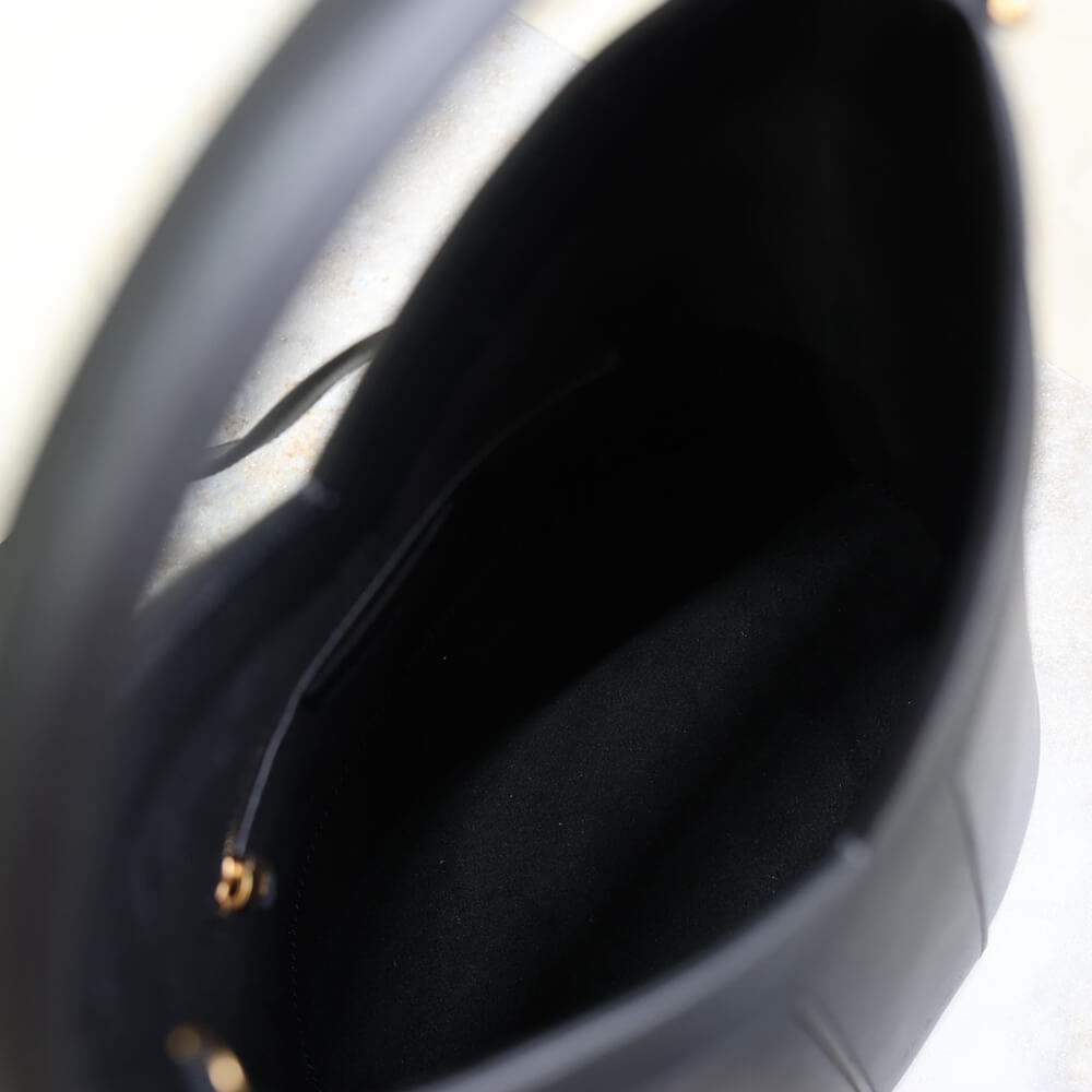 YSL Y top-handle bucket in leather(HIGH-END GRADE)