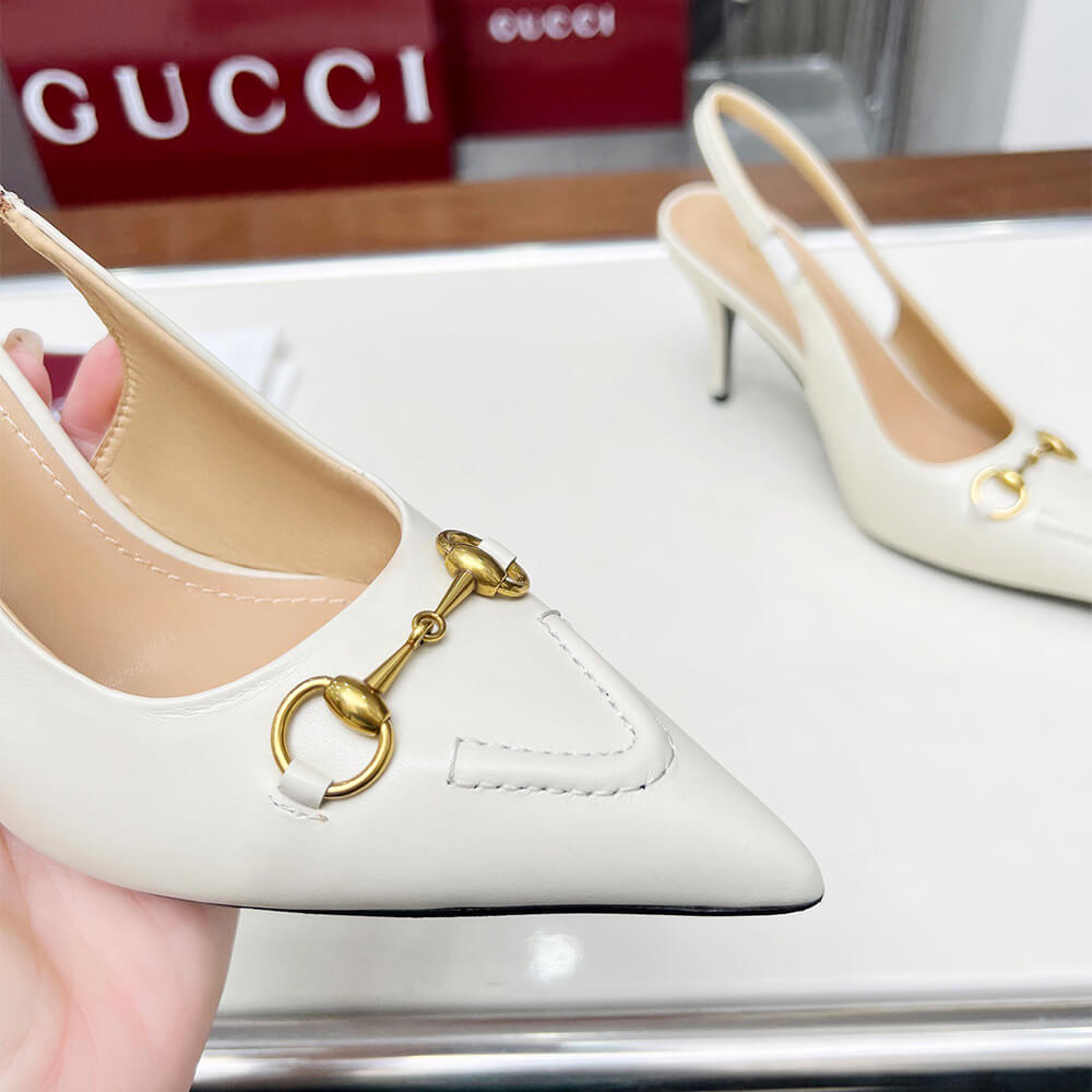 Gucci Women s slingback pump with Horsebit