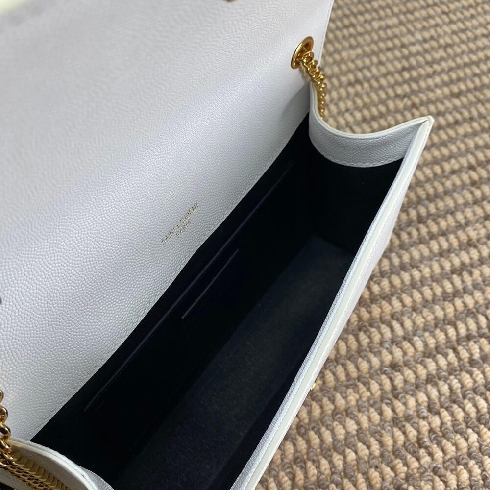 YSL kate medium in grain de poudre embossed leather