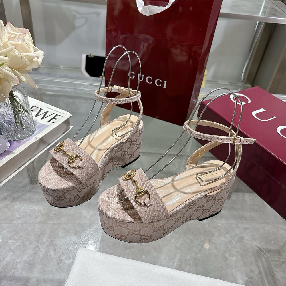 GUCCI Women s Horsebit flatform sandal