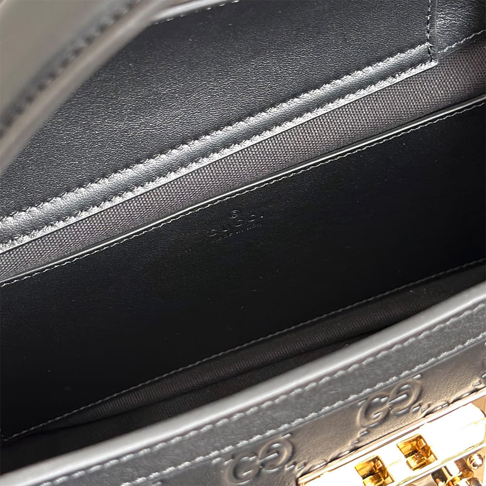 Gucci Padlock medium top handle bag