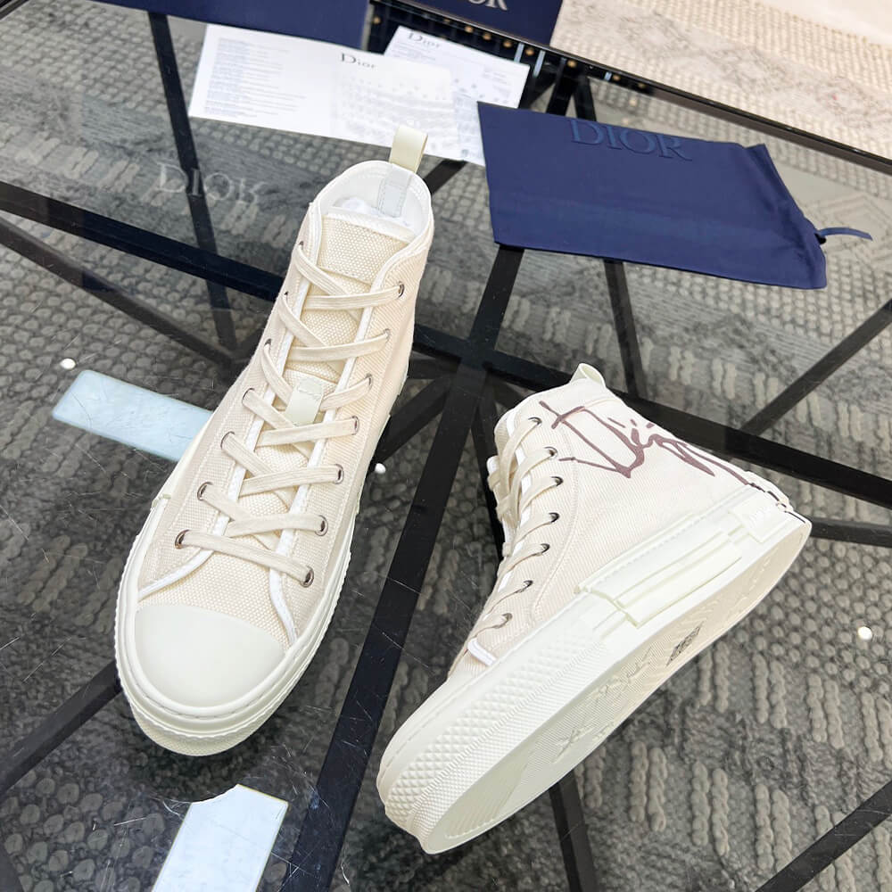 B23 CACTUS JACK DIOR HIGH-TOP SNEAKER