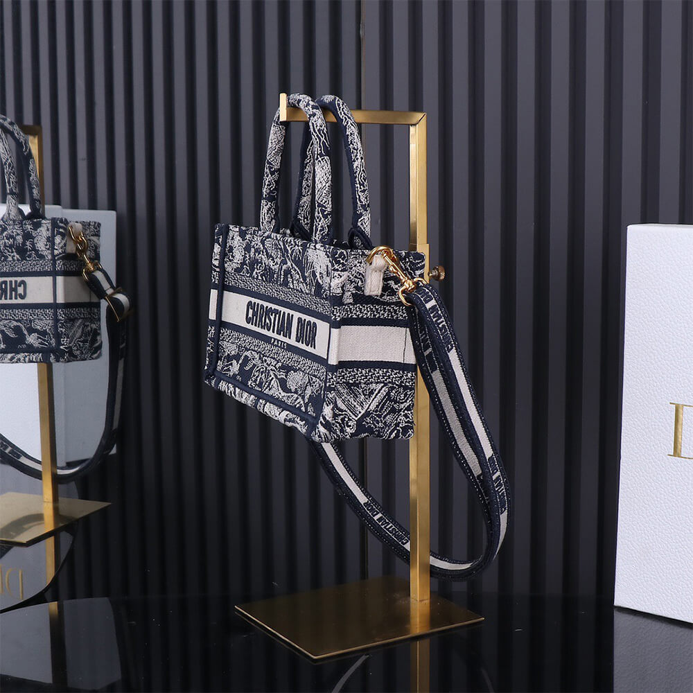 DIOR Mini Dior Book Tote(HIGH-END GRADE)