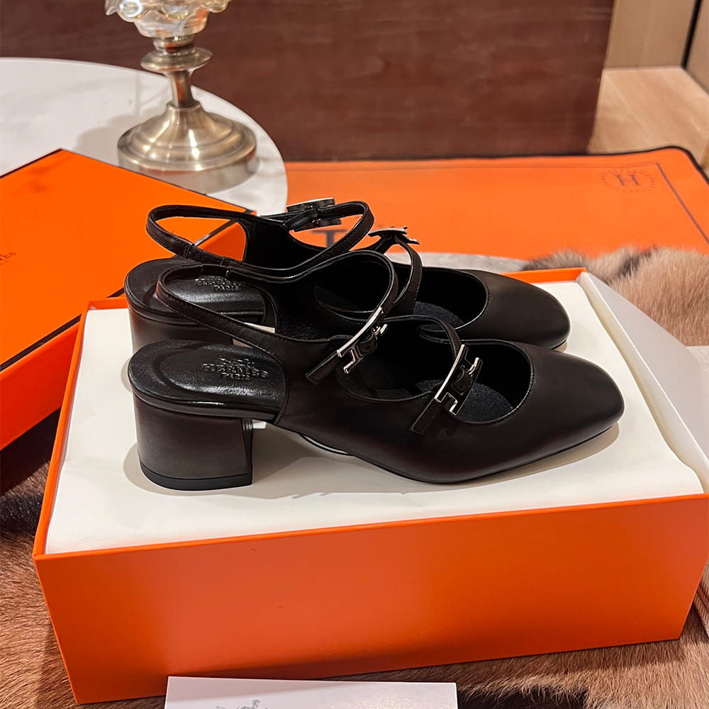 HERMES Jackie 50 pump