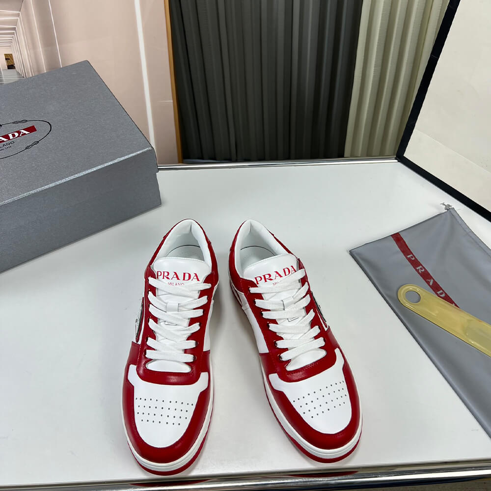 Prada Downtown nappa leather sneakers