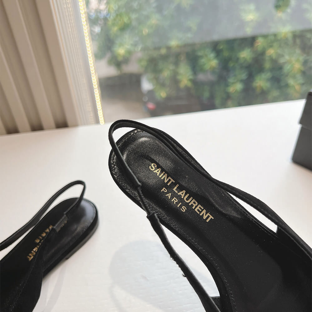 YSL Pointed Toe Slingback