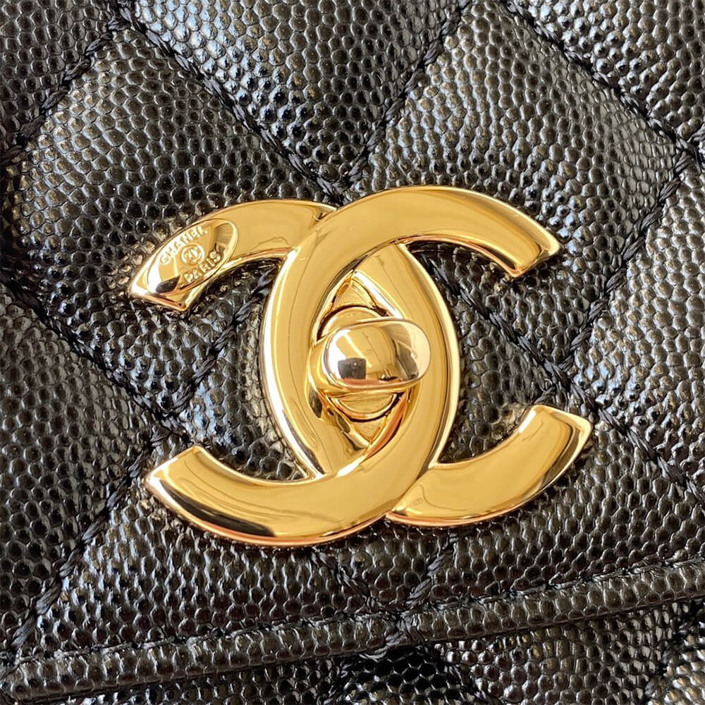 CHANEL Large Flap Bag With Top Handle(high-end grade)