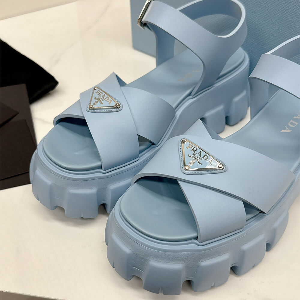 PRADA Monolith rubber sandals