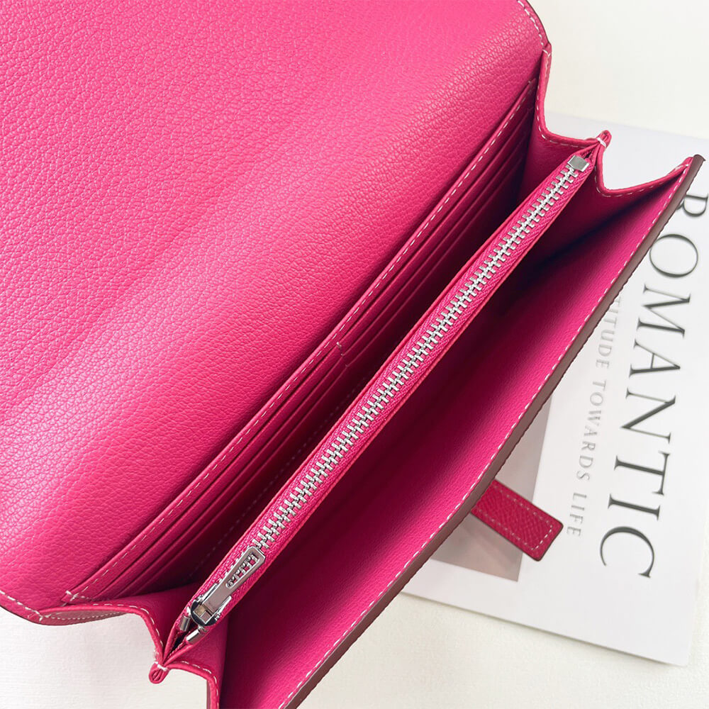 HERMES New H Passant Toutenmain wallet(HIGH-END GRADE)