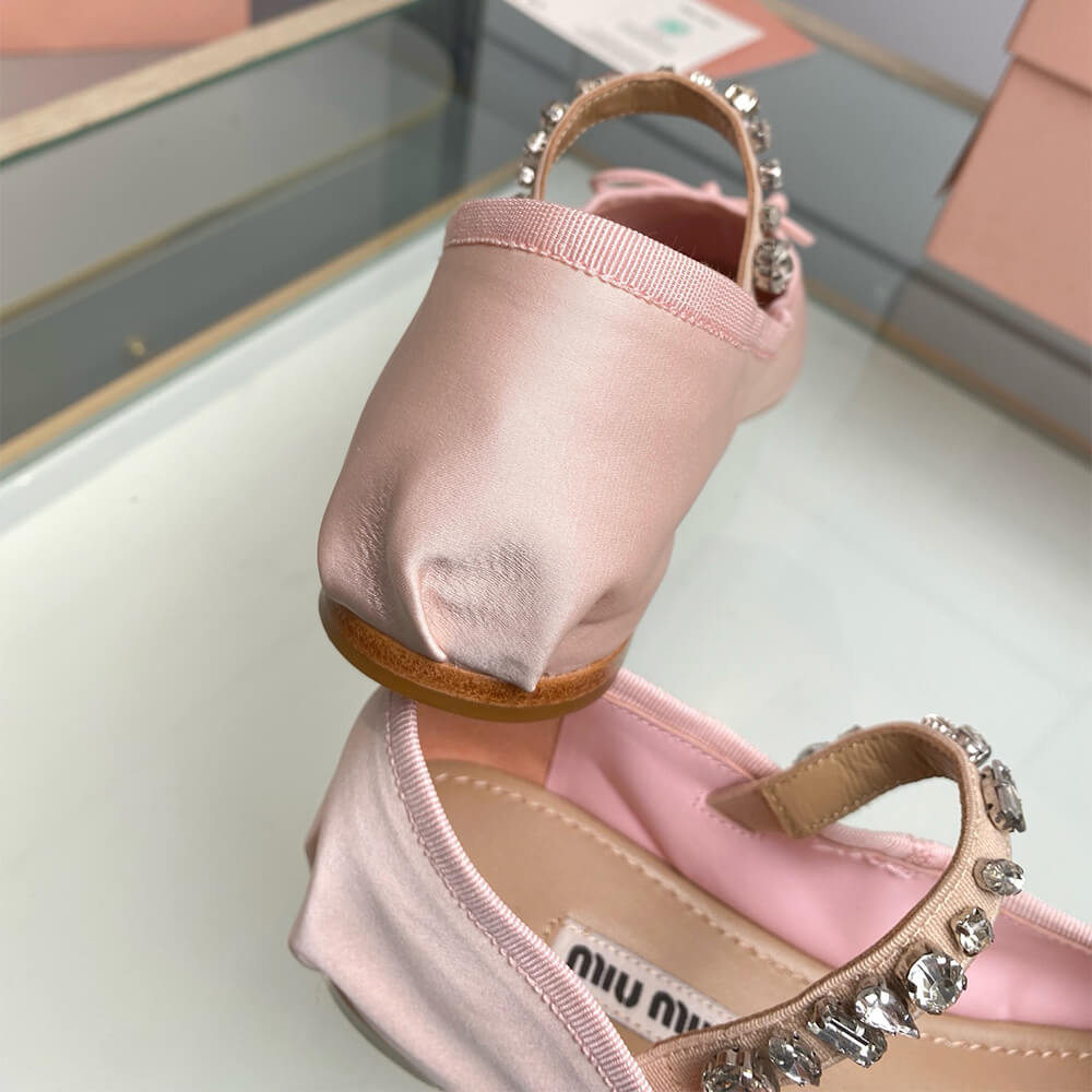 MiuMiu Satin ballerinas