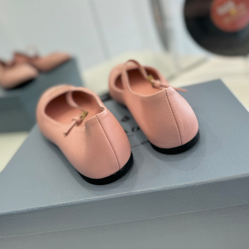 PRADA Nappa leather ballerinas