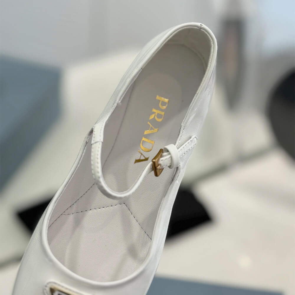 PRADA Nappa leather ballerinas