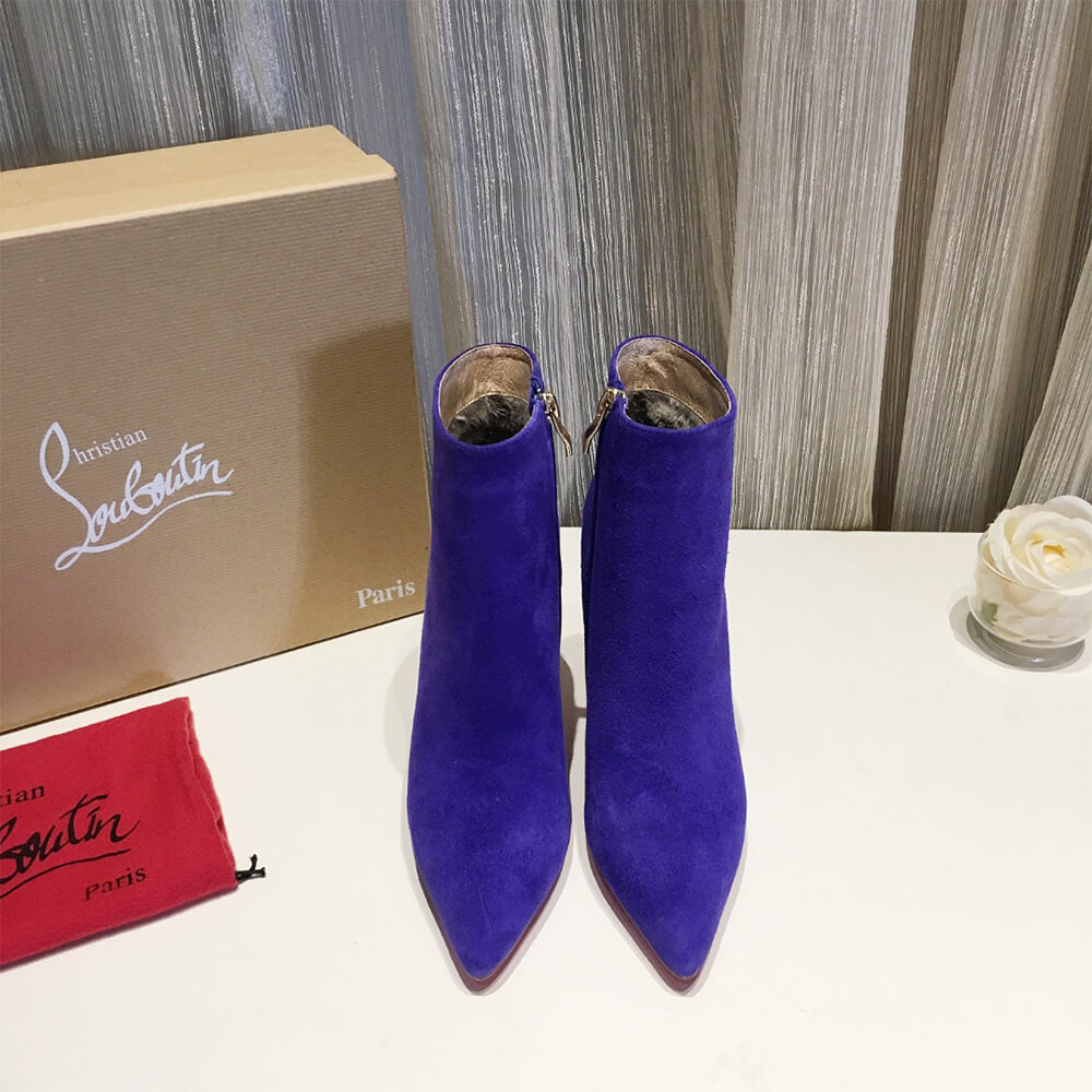 Christian Louboutin Suede Ankle Boots