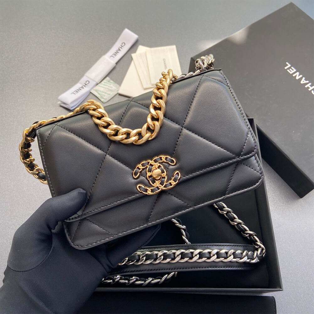 CHANEL 19 Wallet on Chain(high-end grade)