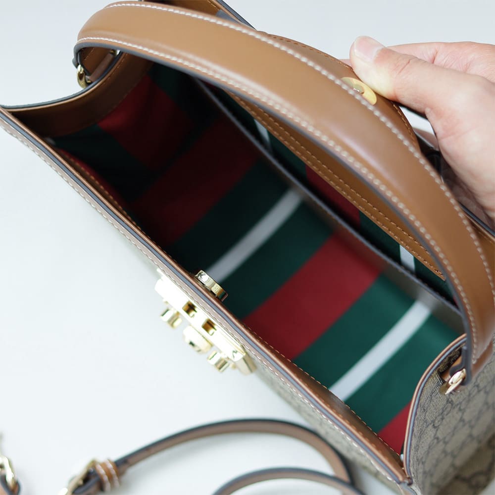 Gucci Padlock medium top handle bag